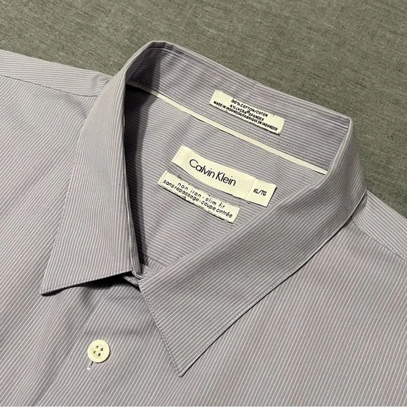 Calvin Klein Button-Down Dress Shirt - Picture 4 of 4